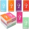 Colorful Tasks List Mini Notepads for Kids, Cross Design Notebooks (2x5 In, 36 Pack)